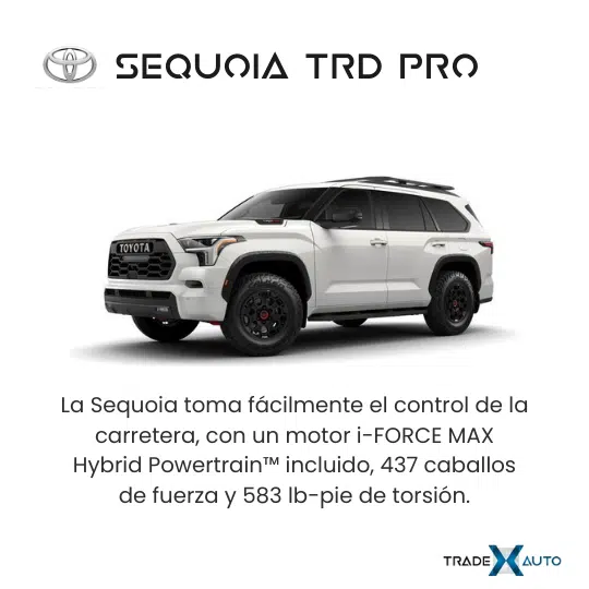 TradexAuto - 4 Toyota Sequoia TRD PRO