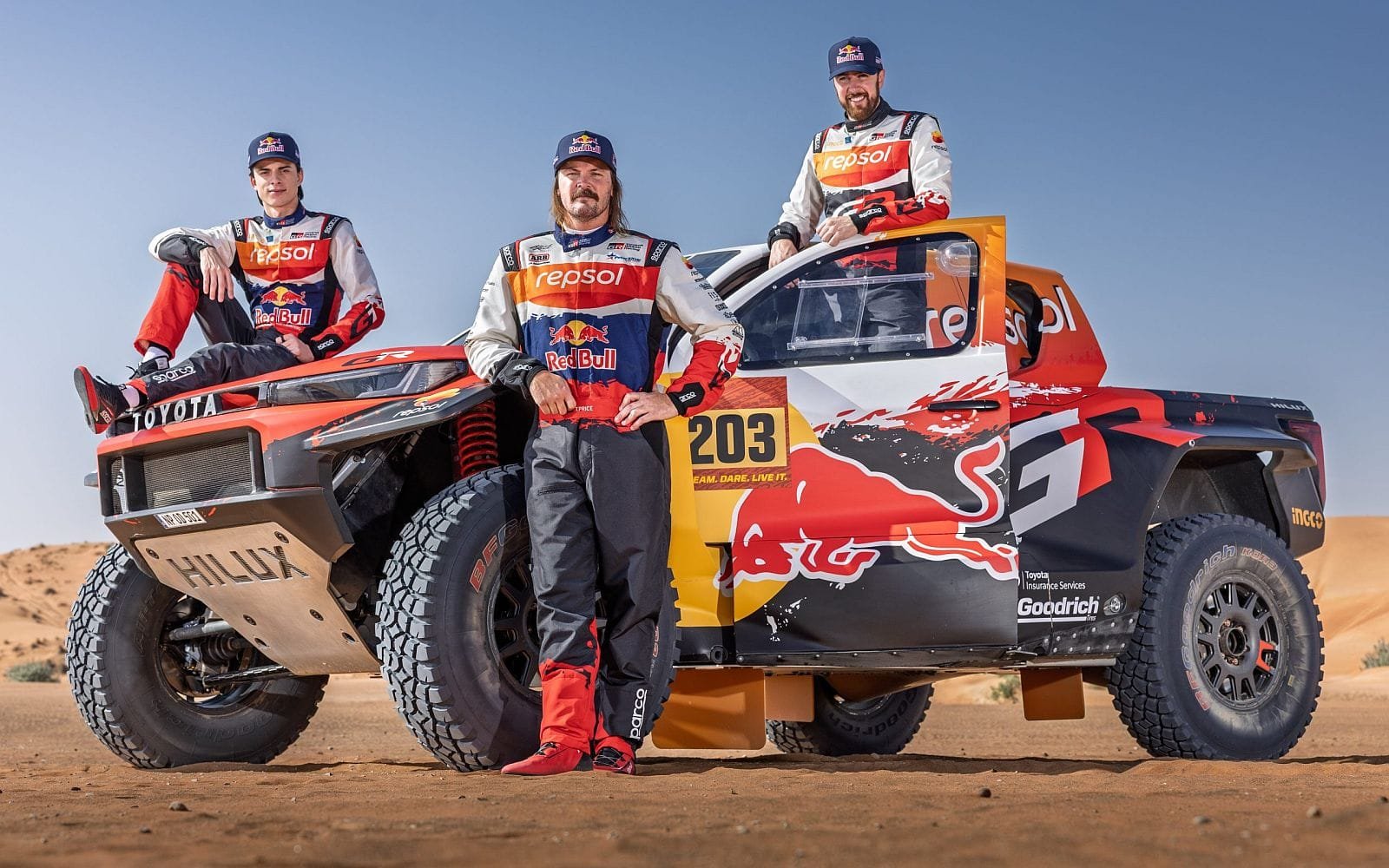 Todo sobre la Hilux GR DKR 2026: especificaciones y el nuevo equipo Toyota Rally-Raid Toyota Hilux GR DKR 2026